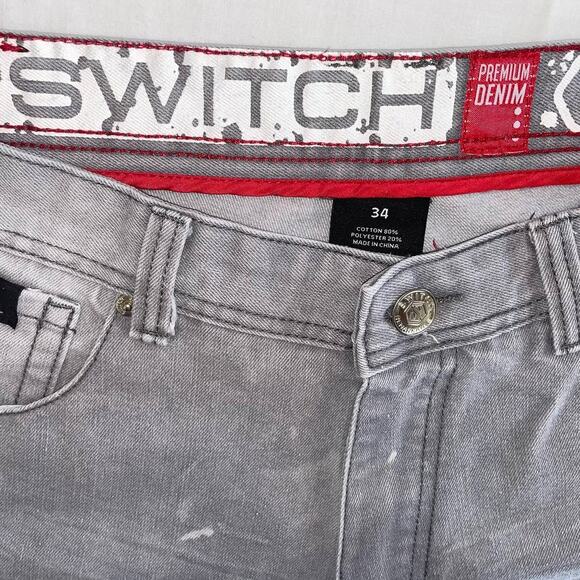 Switch Remarkable Premium Denim Shorts, Cotton Blend, Men's 34 - Picture 4 of 4